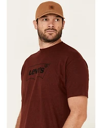Levi's Men's Crimson Batwing Logo Graphic T-Shirt