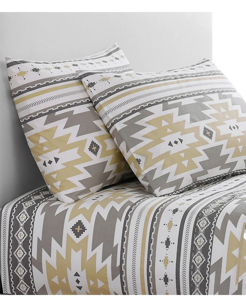 HiEnd Accents 200TC Cotton Desert Sage 4 Piece Sheet Set