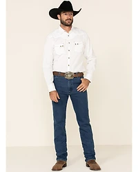 Wrangler Men's Active Flex Stonewash Slim Cowboy Cut Jeans