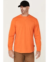 Hawx Men's Logo Long Sleeve Graphic Work T-Shirt