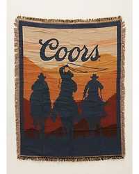 Coors Cowboy Sunset Jacquard Blanket