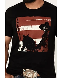 Cody James Men's Cowboy Skeleton Short Sleeve Graphic T-Shirt