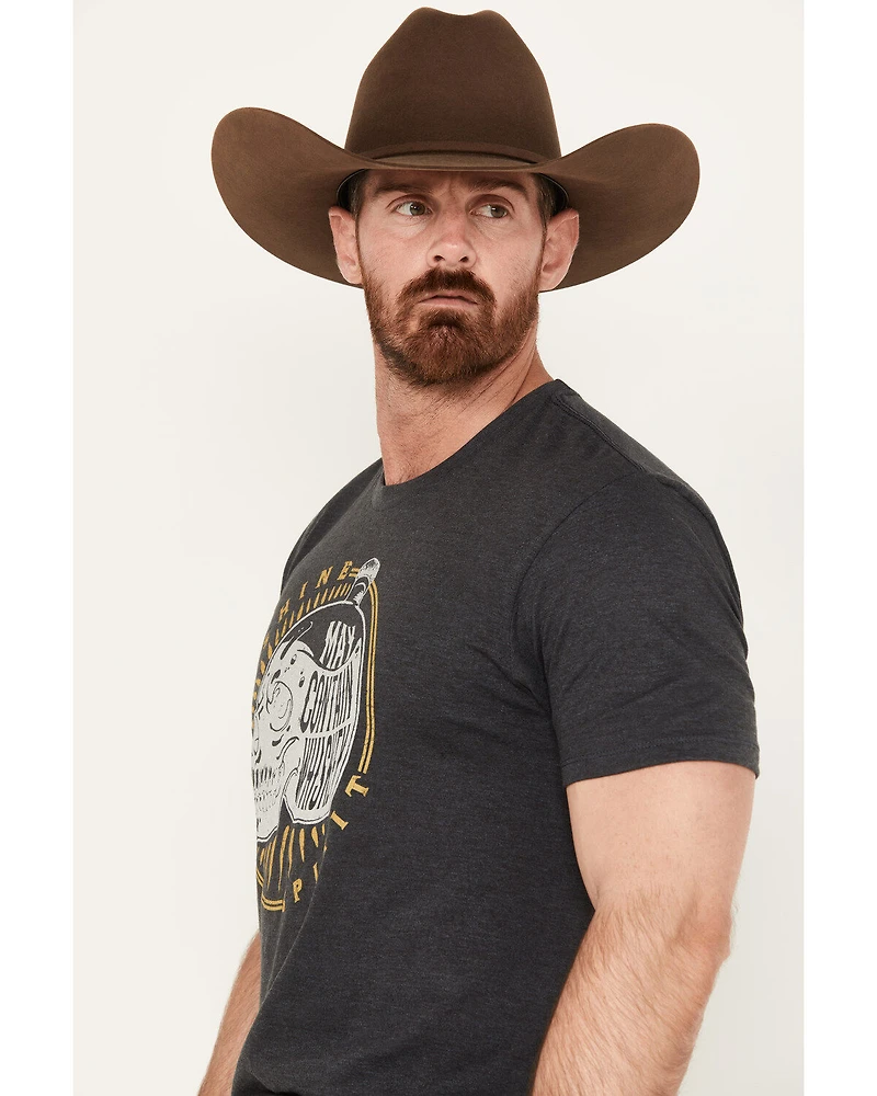 Moonshine Spirit Men's May Contain Whiskey Short Sleeve Graphic T-Shirt
