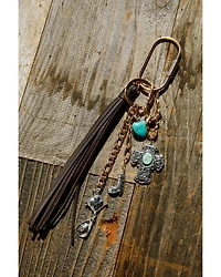 Shyanne Women's Mix Metal Fringe Tassel Bag Charm