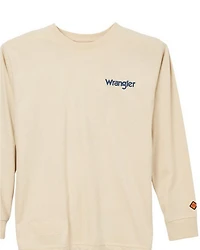 Wrangler Men's FR 47 Longhorn Skull Long Sleeve Graphic T-Shirt - Big