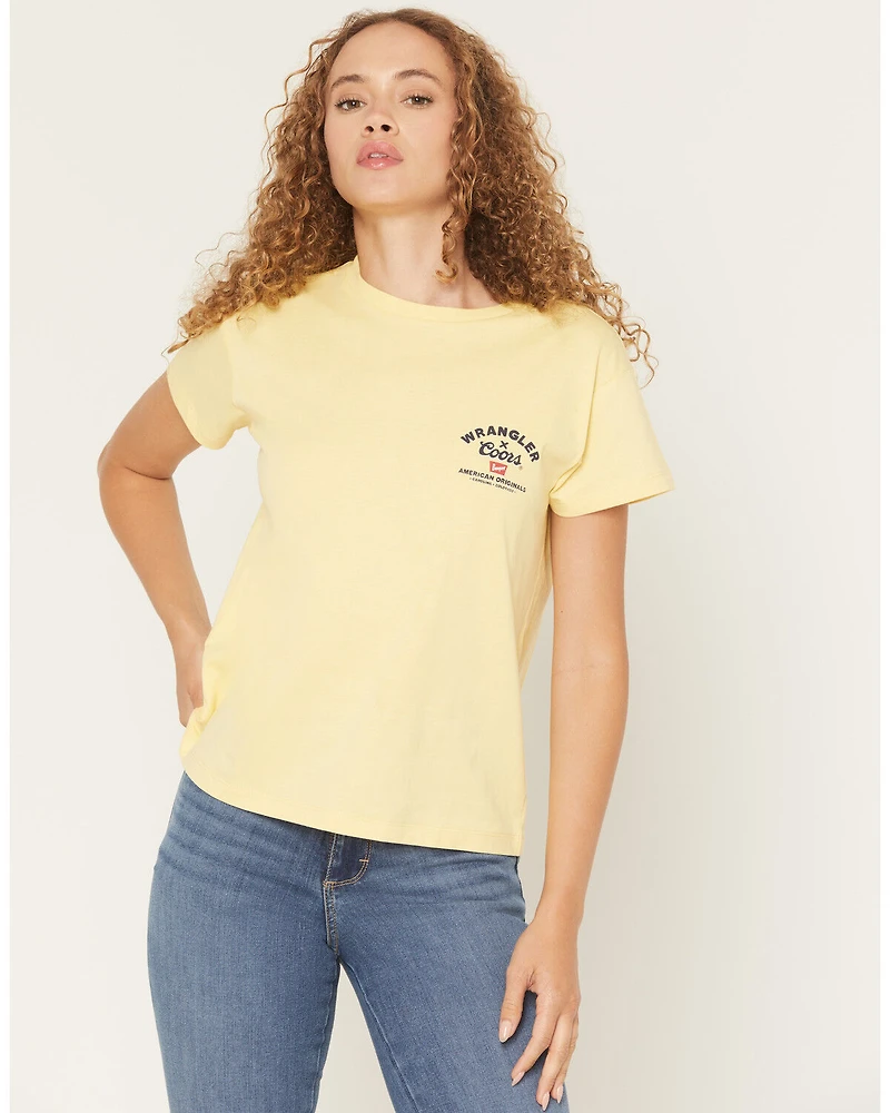 Wrangler X Coors Banquet Women's Logo Short Sleeve Graphic Tee