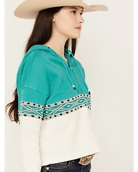 RANK 45® Women's Half Zip Hooded Pullover