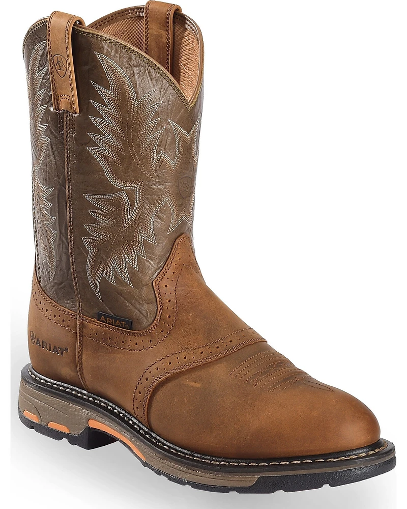 Ariat Men's WorkHog® Pull On Work Boots - Soft Toe