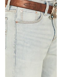 Blue Ranchwear Men's Savage Wash Bronson Slim Straight Stretch Denim Jeans