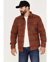 Brixton Men's Bowery Long Sleeve Button Down Flannel Shirt