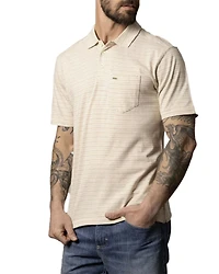Kimes Ranch Men's Harlan Striped Short Sleeve Button-Down Polo Shirt
