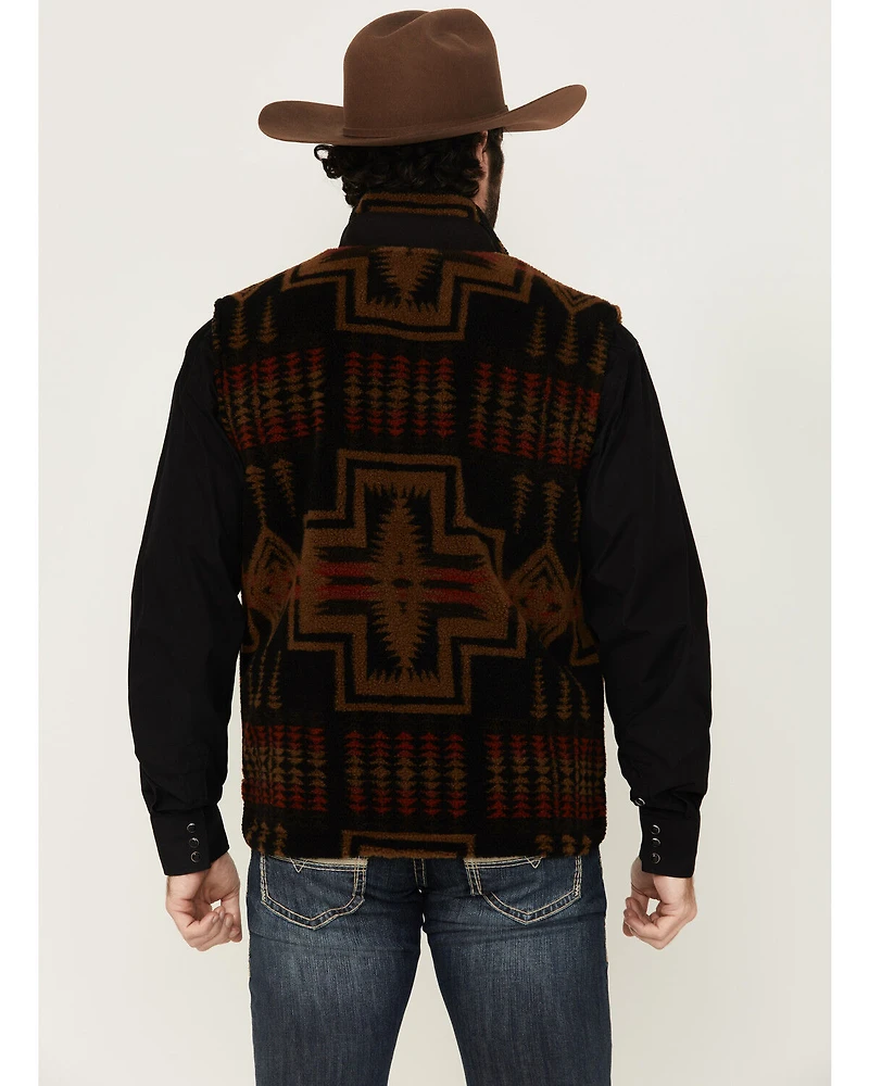 Pendleton Men's Ridgeline Printed Berber Fleece Vest