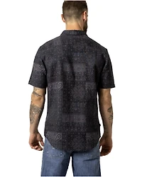 Kimes Ranch Men's Barret Bandana Print Short Sleeve Button-Down Western