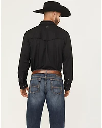 RANK 45® Men's Remming Solid Long Sleeve Snap Performance Western Shirt
