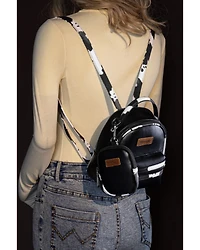 Wrangler Women's Cow Print Mini Backpack
