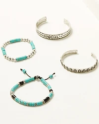 Idyllwind Women's Amberwood Navajo pearl Bracelet Set - 4 Piece