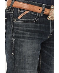 Ariat Men's Boot Barn Exclusive Bart Keith Dark Wash Relaxed Bootcut Denim Jeans