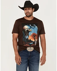 Cody James Men's Lookout Eagle Short Sleeve Graphic T-Shirt