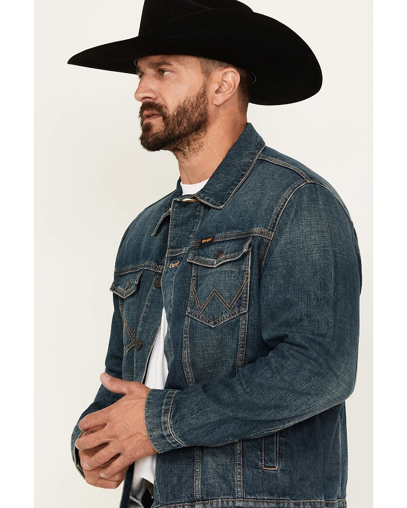 Wrangler Retro Men's Unlined Medium Wash Denim Jacket