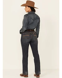 Aura by Wrangler Women's Autumn Gold Slimming Stretch Jeans