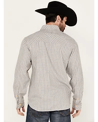 Resistol Men's Graves Checkered Print Long Sleeve Button-Down Western Shirt