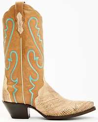 Dan Post Women's Exotic Ostrich Leg Western Boots - Snip Toe