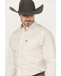 Ariat Men's Randall Wrinkle Free Striped Long Sleeve Button-Down Western Shirt