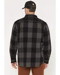 Carhartt Men's Heavyweight Plaid Print Long Sleeve Button-Down Flannel Shirt