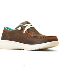 Ariat Women's Hilo Embossed Casual Shoes - Moc Toe