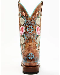 Macie Bean Women's Rose Garden Western Boots - Broad Square Toe