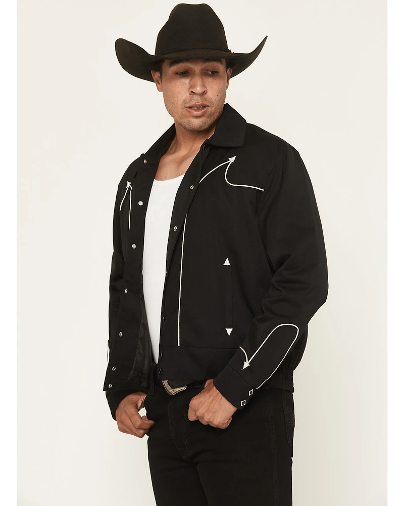 Scully Men's Western Embroidered Snap Jacket