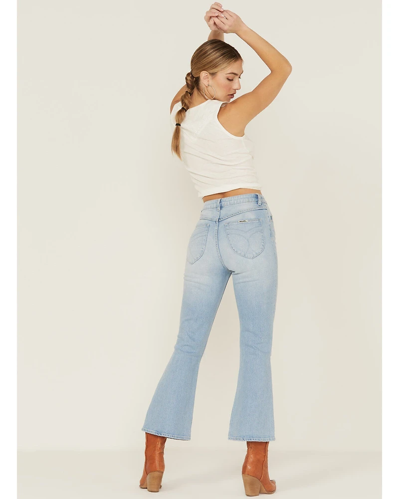 Rolla's Women's Dusters Bluebird Crop Bootcut Jeans