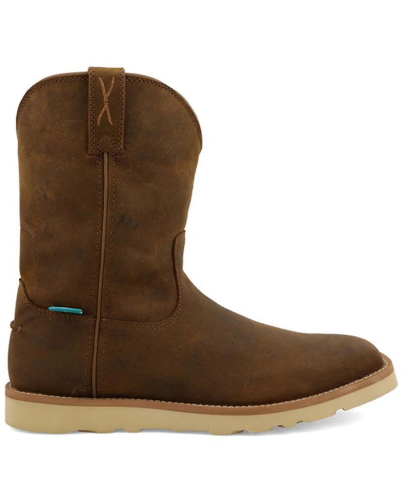 Twisted X Men's 10" Work Pull-On Wedge Boots - Soft Toe