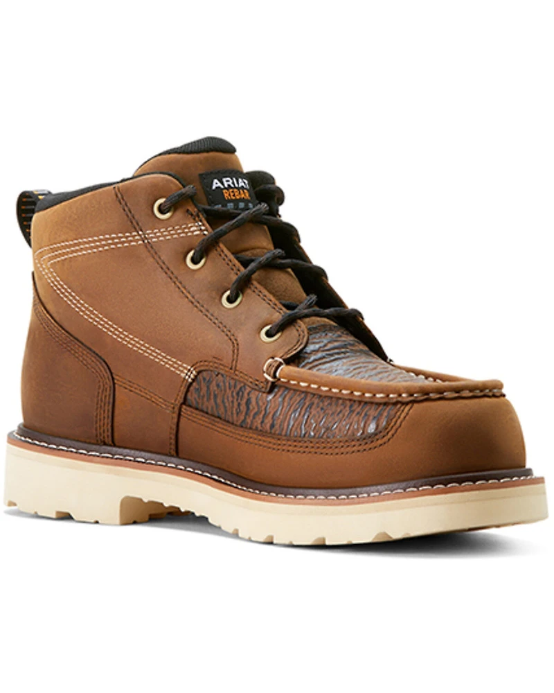 Ariat Men's 5.5" Rebar Lift Chukka Moc Work Boots - Composite Toe