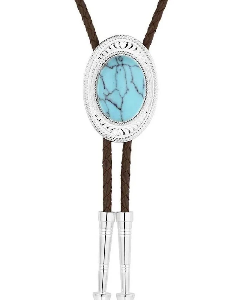 Montana Silversmiths Women's Outlaw Turquoise Bolo Tie