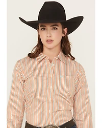 Ariat Women's Malia Striped Print Long Sleeve Button-Down Stretch Western Shirt