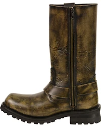 Milwaukee Leather Men's Waterproof 11" Harness Boots - Square Toe