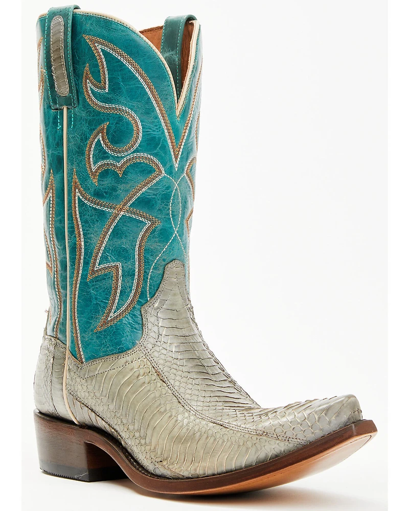 Dan Post Men's Exotic Snake Western Boots - Snip Toe