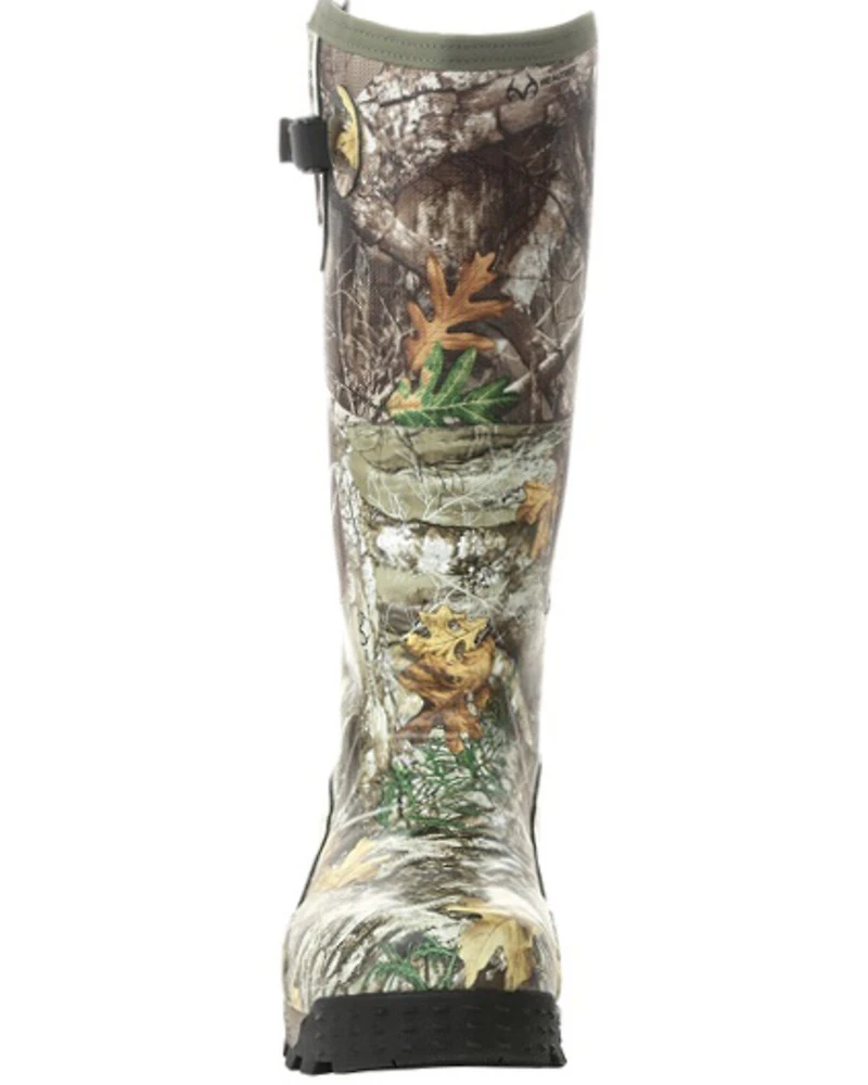 Rocky Men's Camo Rubber Snake Boots - Round Toe
