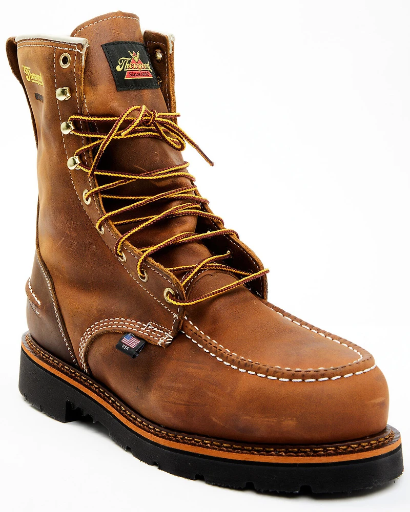 Thorogood Men's 8" Waterproof 1957 Series USA Work Boots - Steel Toe