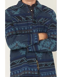 Cody James Boys' Rosewell Southwestern Print Button-Down Flannel Shirt Jacket