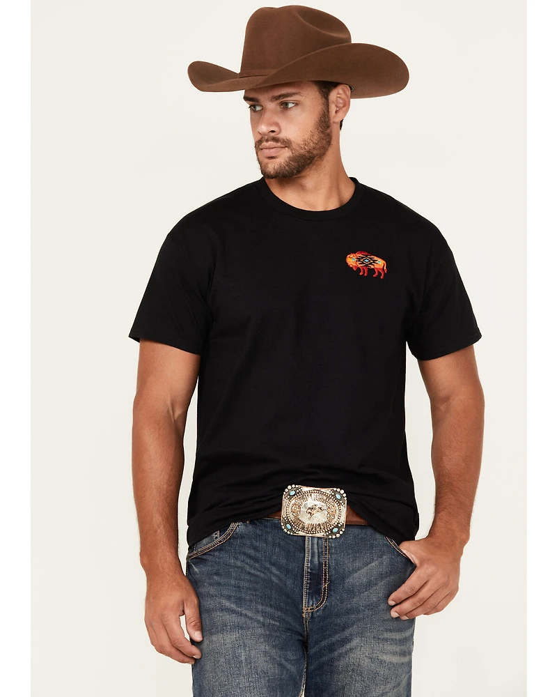 Riot Society Men's Boot Barn Exclusive Native Buffalo Short Sleeve Graphic T-Shirt