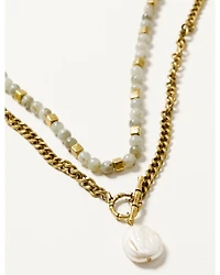 Shyanne Women's Sierra Winter Pearl Drop Necklace