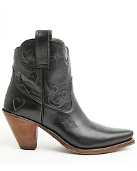 Besita Boots Women's The Lucky Inlay Western Booties - Snip Toe
