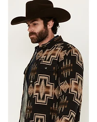 Pendleton Men's Bay City Multicolored Print Snap Sherpa Lined Jacket