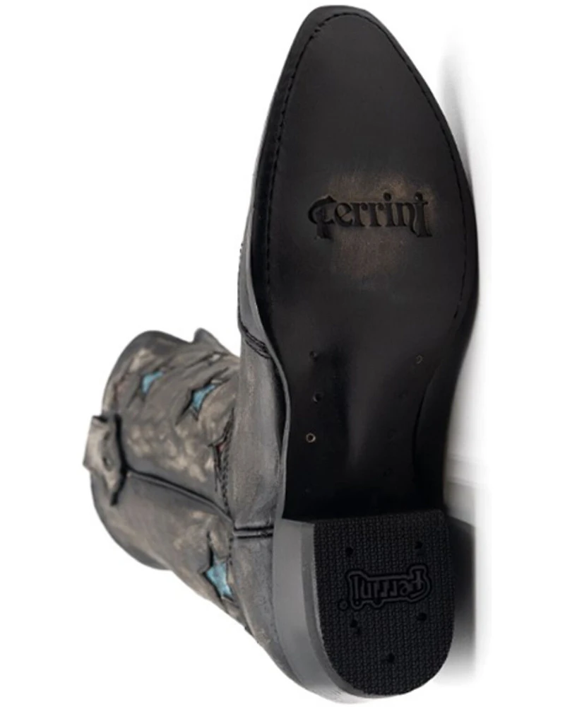 Ferrini Women's Estrella Star Inlay Tall Western Boots - Snip Toe