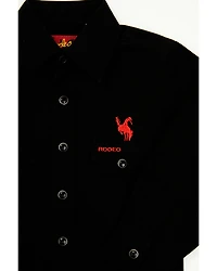 Rodeo Clothing Boys' Mexico Long Sleeve Snap Western Shirt