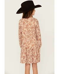 Hayden LA Girls' Floral Drop Waist Mini Dress