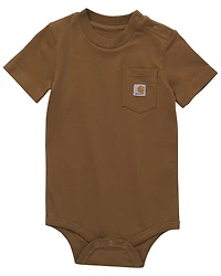 Carhartt Infant Boys' Short Sleeve Pocket Onesie