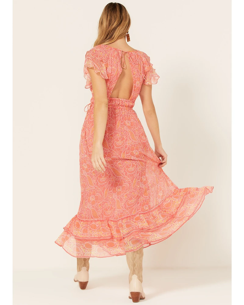 Cleobella Women's Floral Blossom Print Hannah Midi Dress